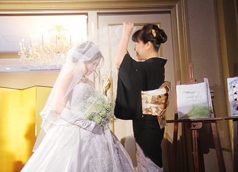 人前式(披露宴会場内・チャペル内・ロビーにて) Nonreligious wedding ceremony